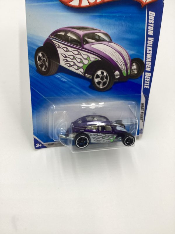 2009 Hot wheels #121 Custom Volkswagen Beetle Purple 97G Supply