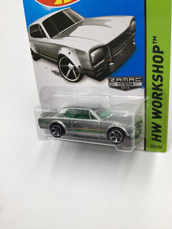 2014 Hot Wheels Zamac 014 #225 Nissan Skyline H T 2000GT-X Non Roll Cage Vein on Back 145A Hot on Sale