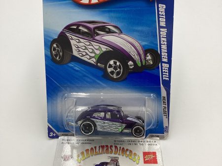 2009 Hot wheels #121 Custom Volkswagen Beetle Purple 97G Supply