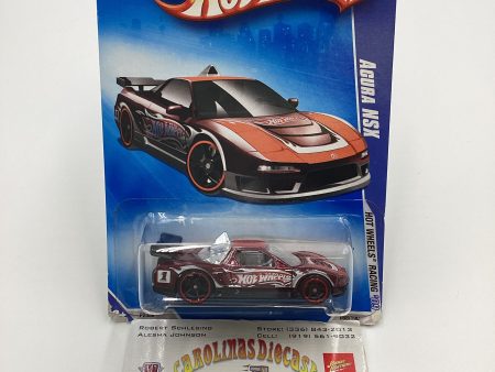 2009 Hot Wheels #68 Acura NSX Maroon 106A Sale