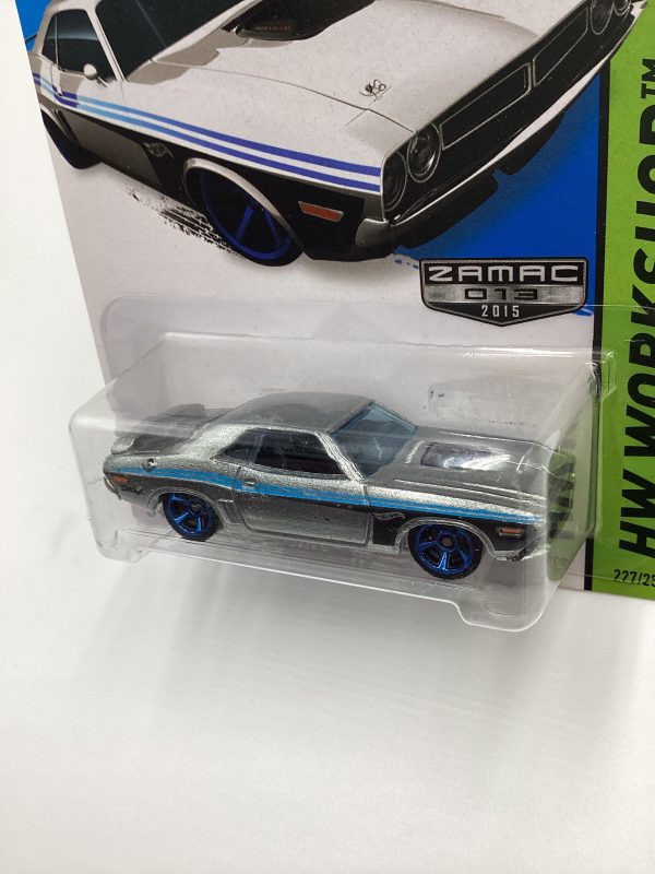 2015 Hot Wheels #227 ZAMAC 013 71 DODGE CHALLENGER 144D For Discount