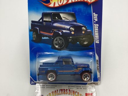 2009 Hot Wheels #123 Jeep Scrambler Blue Redline Tires Walmart Exclusive 237F Supply