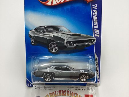 2009 Hot Wheels #079 71 Plymouth GTX Gray Kmart Exclusive 239C Cheap