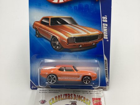 2009 Hot wheels #077 69 Camaro Orange Hotchkiss 2C Cheap