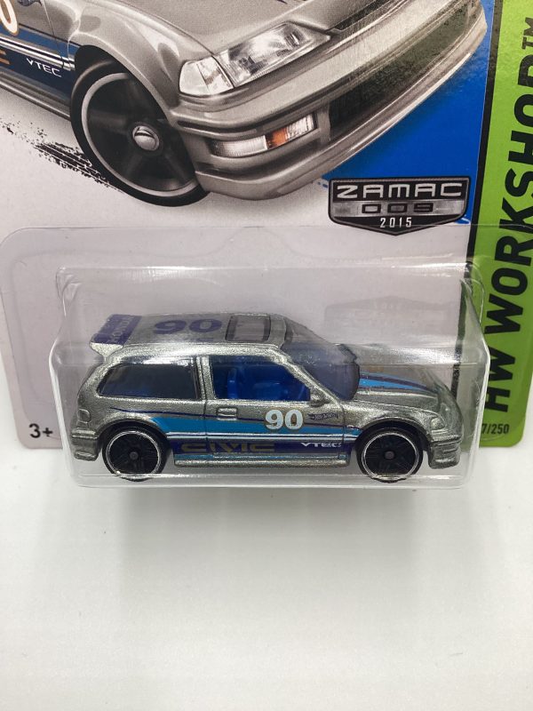 2015 Hot Wheels #197 Zamac 009 90 Honda Civic EF W  Protector Online Sale