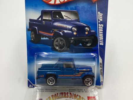 2009 Hot Wheels #123 Jeep Scrambler Blue 42B Hot on Sale