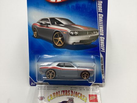 2009 Hot Wheels #128 Dodge Challenger Concept FTE faster than ever Silver 44C Supply