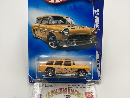 2009 Hot Wheels #125 55 Nomad Yellow 15i Supply