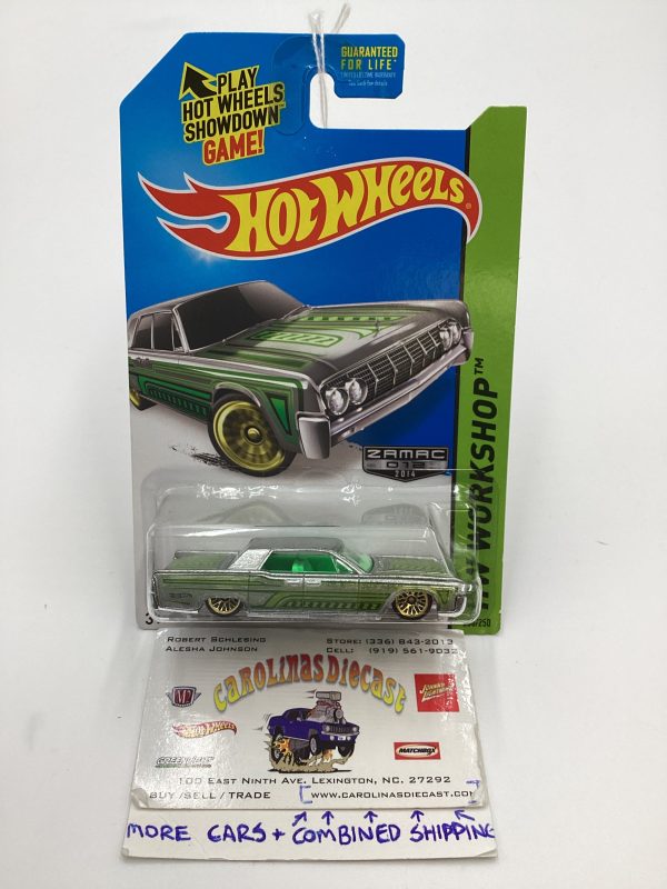 2014 Hot Wheels Zamac 012 #208 64 Lincoln Continental 146A Online Sale