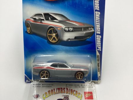 2009 Hot Wheels #128 Dodge Challenger Concept FTE faster than ever Silver Battle Force Card 44C Sale