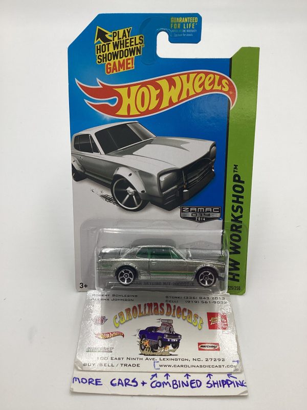 2014 Hot Wheels Zamac 014 #225 Nissan Skyline H T 2000GT-X Roll Cage Variation VHTF Fashion