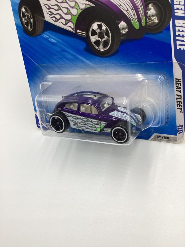 2009 Hot wheels #121 Custom Volkswagen Beetle Purple 97G Supply