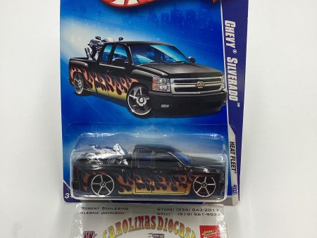 2009 Hot Wheels #117 Chevy Silverado Black (SR) For Cheap