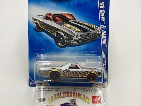 2009 Hot Wheels #118 68 El Camino Silver 12F Hot on Sale