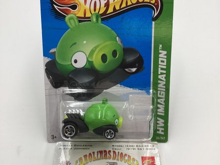 2012 Hot Wheels #35 Angry Birds Minion Green 115E Online Hot Sale