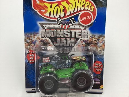 2000 Monster Jam Hot Rod Association Grave Digger Long Card 125F Fashion