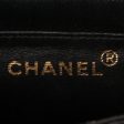 CHANEL Around 1995 Made Caviar Skin Mademoiselle Stitch Turn-Lock Chain Bag Black Hot on Sale