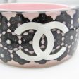 CHANEL Here Mark Resin Bangle Black,Pink Online Sale