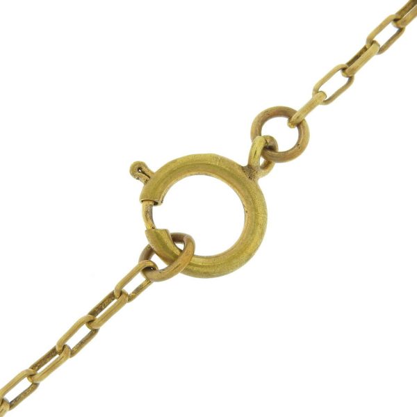 CHANEL Cocomark Necklace Pendant Vintage Gold Plated Ladies Supply