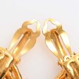 CHANEL Cocomark hoop earrings gold ladies Cheap