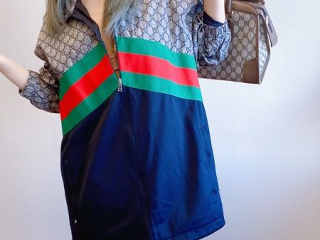 GUCCI Multicolor Oversized Technical Track Jacket Supply