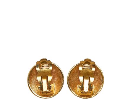 CHANEL CC Clip-on Earrings Costume Earrings Fashion