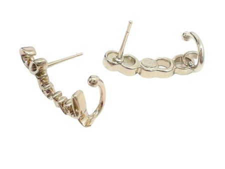 CHANEL Coco Mark Earrings Ear Cuff A23V AB7658 Rhinestone COCO Ladies New Cheap